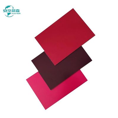 Dış Duvar 3mm Alüminyum Kompozit Panel PE ACP Dış Duvar Panelleri 1220mm X 2440mm