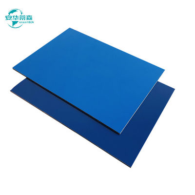 Nano Kaplama Yangın geçirmez ACP Panel Alüminyum Kompozit Panel Katı Renk 1220mm 1250mm