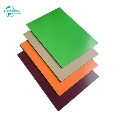 Katı Renkli 3mm Kompozit Panel Hava Duruma Direnci Sandviç Acp Panel 1220mm 1250mm
