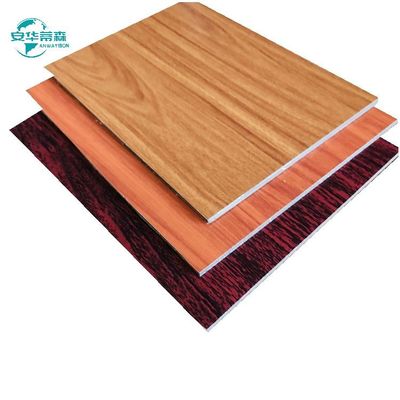 4x8' 'Açık duvar kaplamaları için 3/4/5/6 mm'lik ahşap desen yangın geçirmez ACP ACM levhaları