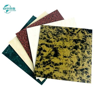 PE kaplama mermer ACP 2mm 3mm çeşitli mermer desenleri için alüminyum kompozit paneller