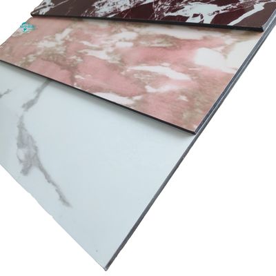 1220mm Mermer Kompozit Panel AV Sertifikalı Acp Dış Kaplama Çevre dostu