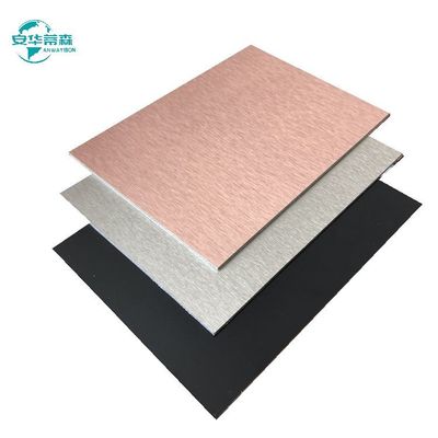 2440mm Yangın Hazırlanmış Alüminyum Kompozit Paneli Alüminyum İzole Sandviç Paneli ISO9001